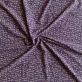Verhees - Bamboo Cotton Jersey - Purple Ditsy Floral