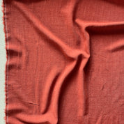 Rayon Linen Slub - Rust
