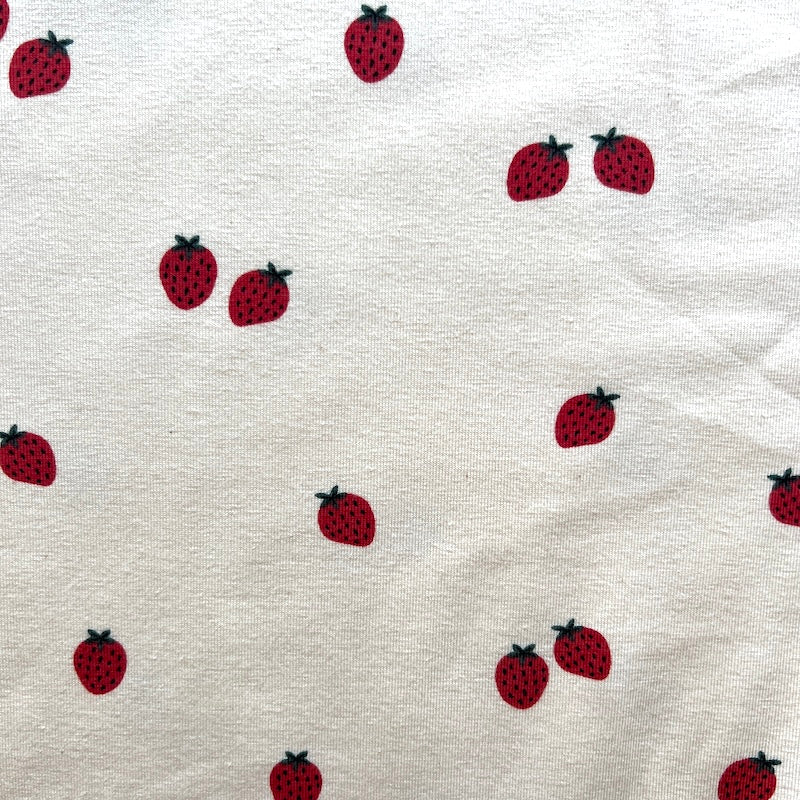 Verhees - Cotton Jersey - Strawberries on Cream