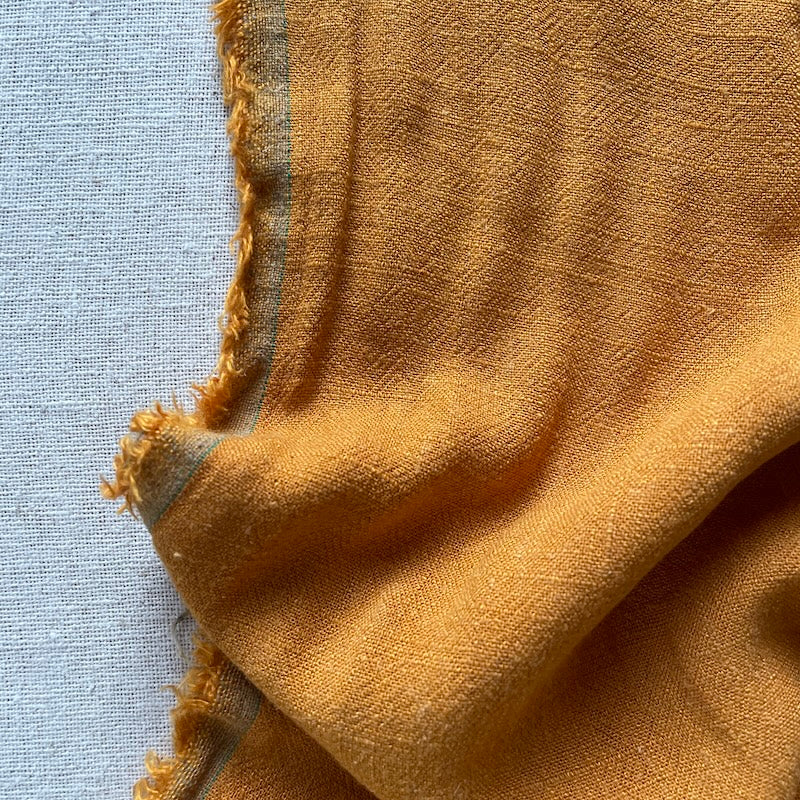 Rayon Linen Slub - Amber