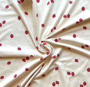 Verhees - Cotton Jersey - Strawberries on Cream