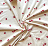 Verhees - Cotton Jersey - Strawberries on Cream