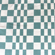 Verhees - Cotton Jersey - Cool Vibes - White & Aqua