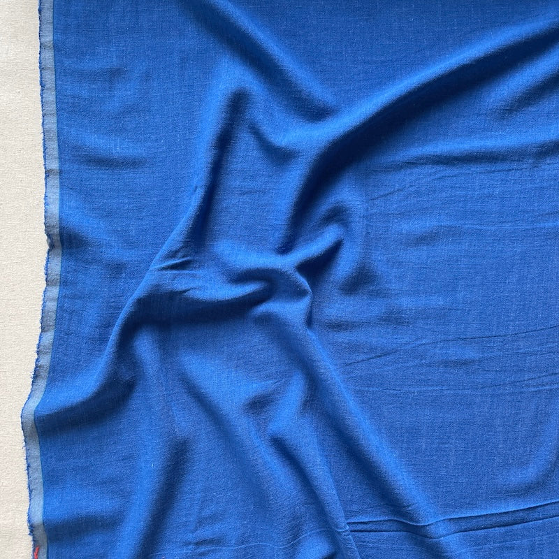 Rayon Linen Slub - Royal Blue
