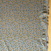 Verhees - Linen Blend Jersey - Golden Floral on Gray