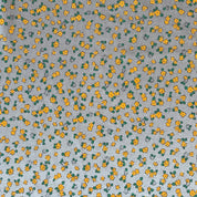 Verhees - Linen Blend Jersey - Golden Floral on Gray