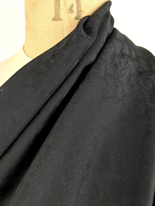 Deadstock - Silk Jacquard - Black