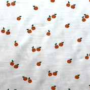 Verhees - Cotton Jersey - Oranges on White