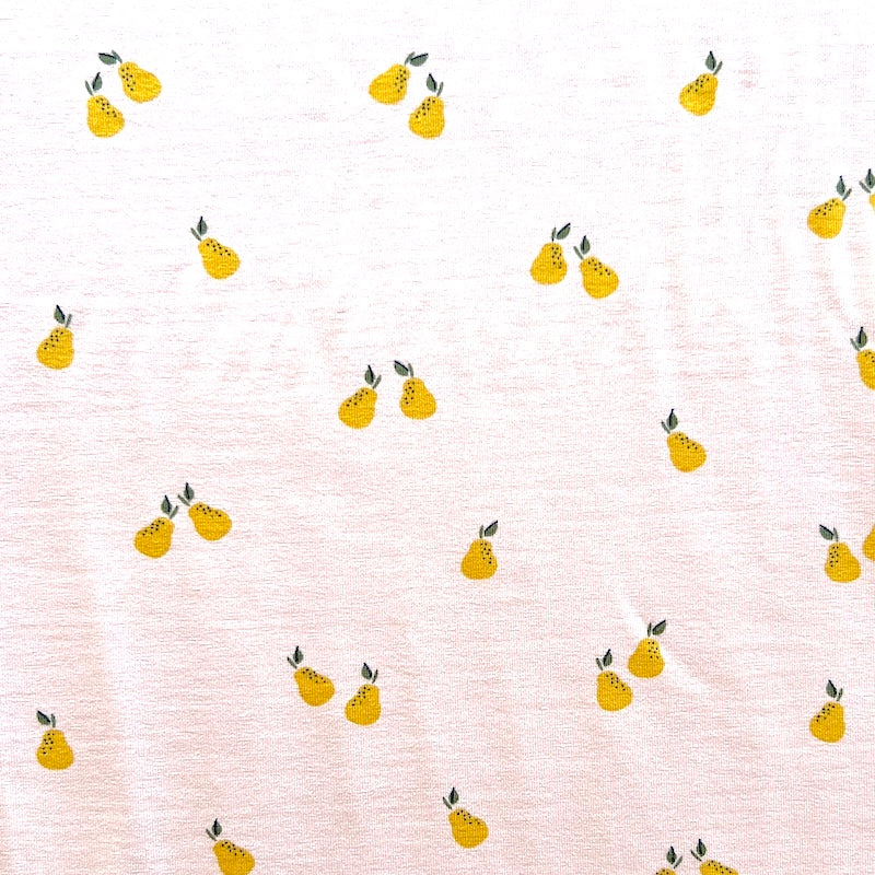 Verhees - Cotton Jersey - Pears on Pink