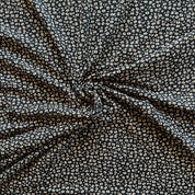 Verhees - Bamboo Cotton Jersey - Black Ditsy Floral