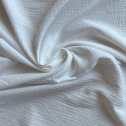 Deadstock - Cotton Double Gauze - White