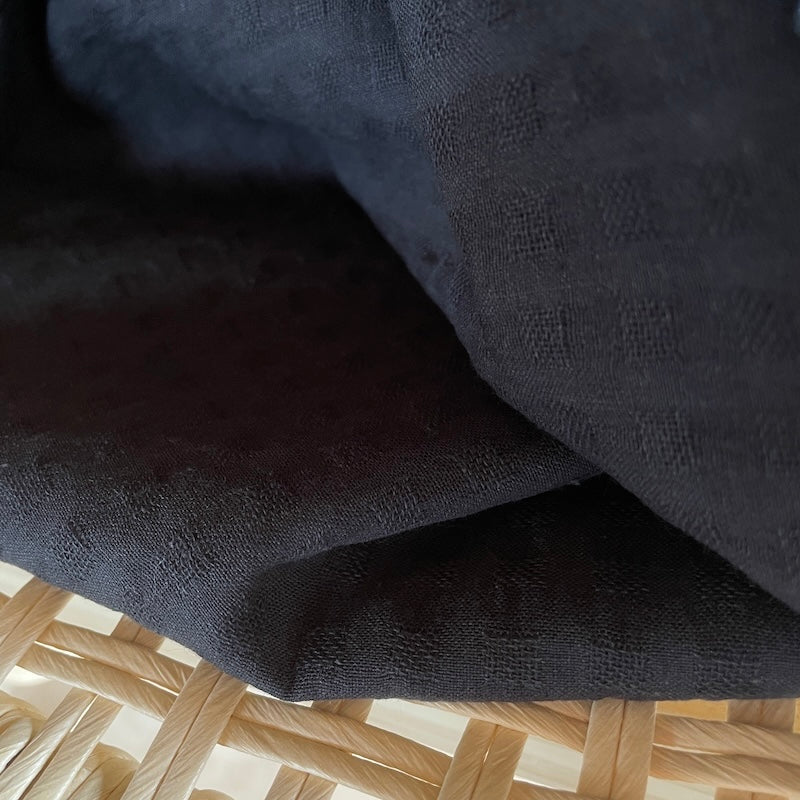 Diamond Textiles - Dijon - Waffle - Blackbird