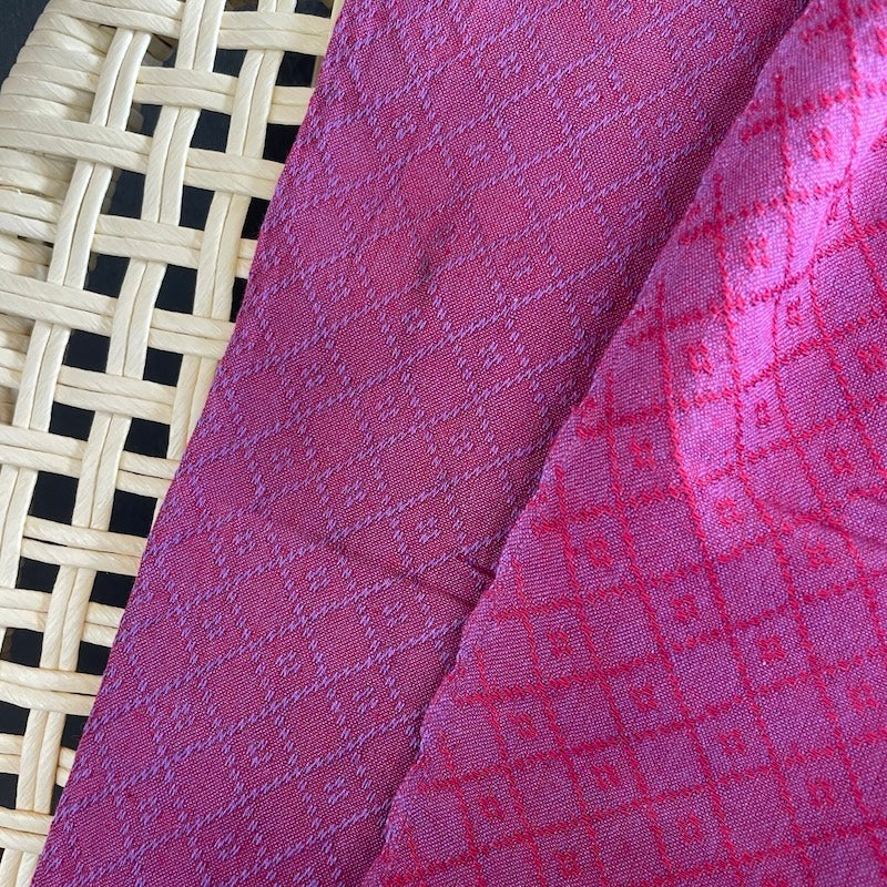 Diamond Textiles - Crossed Diamonds - Plum Harvest