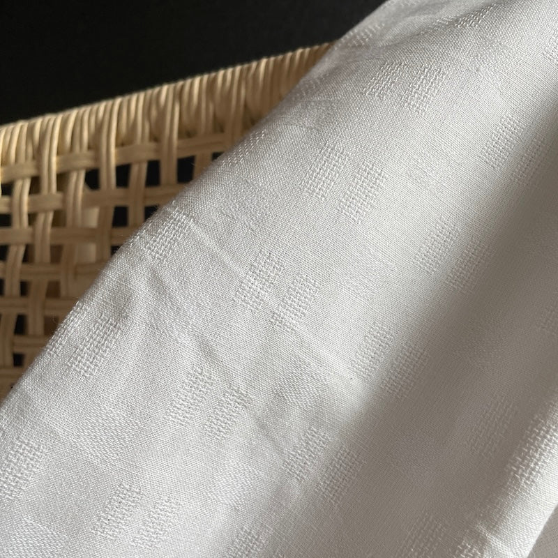 Diamond Textiles - Nikko - Waffle - White