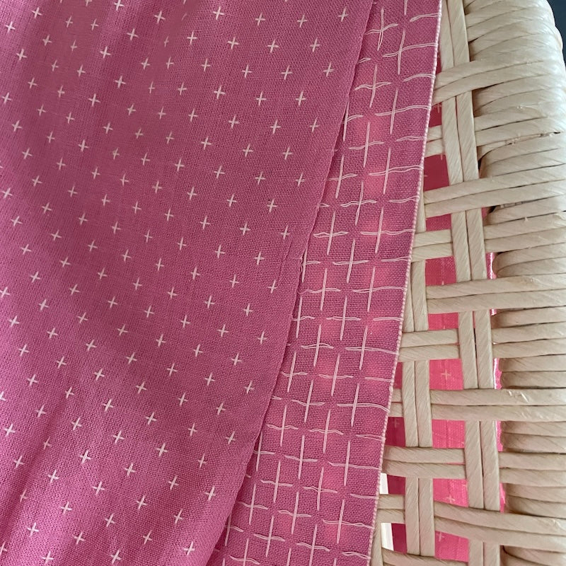 Diamond Textiles - Manchester Collection - Plusses - Rose Quartz