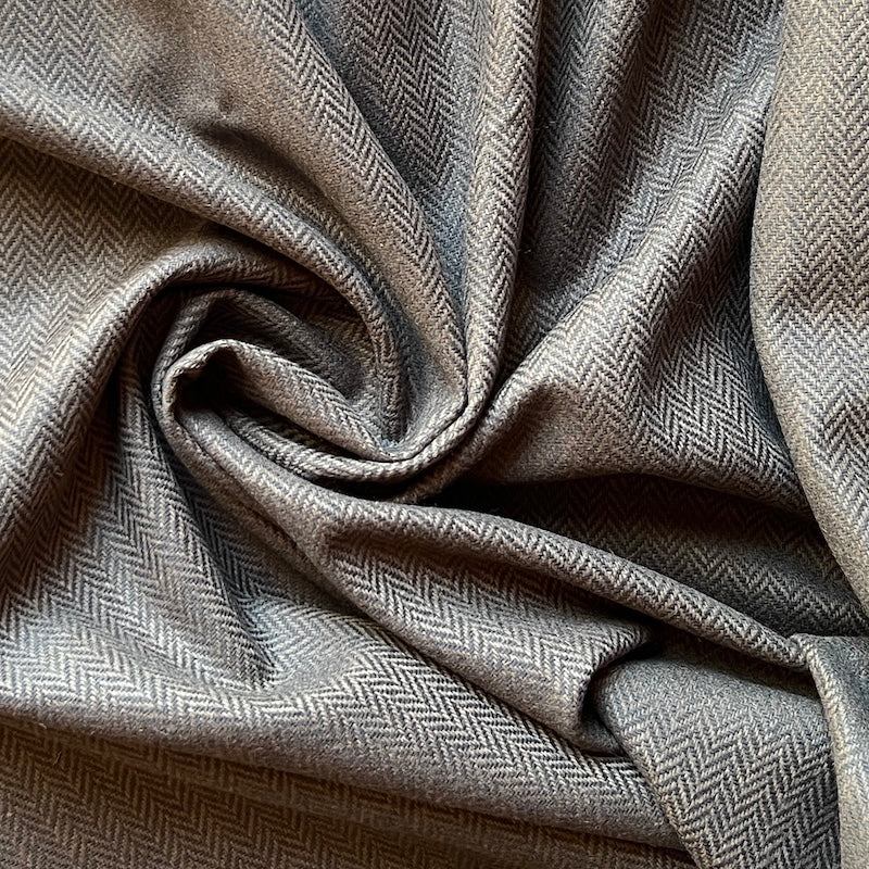 Lanacot Wools - Autumn Delights - Charcoal Herringbone
