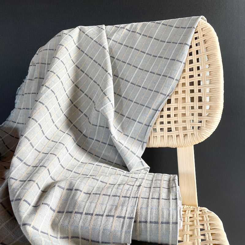 Orimono - Echigo Yarn Dyed Cotton - Raincloud