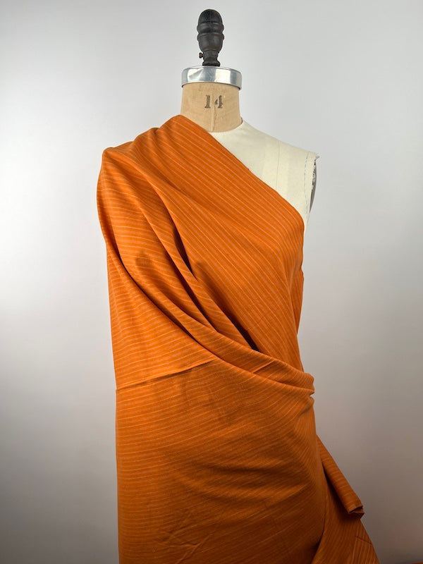 Diamond Textiles - Chatsworth Brushed Cotton - Stripes - Marigold