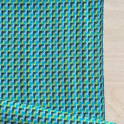Diamond Textiles - Zig Zag Mosaic - Turquoise