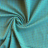 Diamond Textiles - Zig Zag Mosaic - Turquoise