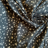 Nina Ditsy Floral Poplin - Black & White