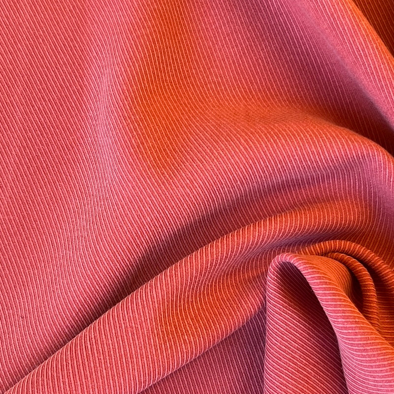 Deadstock - Washed Cupro Twill - Salmon