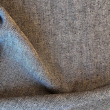 Deadstock - Cotton Flannel - Navy & White Herringbone