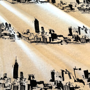 Deadstock - Jersey - Cream & Black Cityscape
