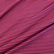 Deadstock - Jersey - Magenta & Black Stripe