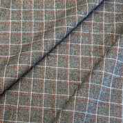 Deadstock - Wool Blend - Charcoal Plaid