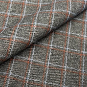 Deadstock - Wool Blend - Charcoal Plaid