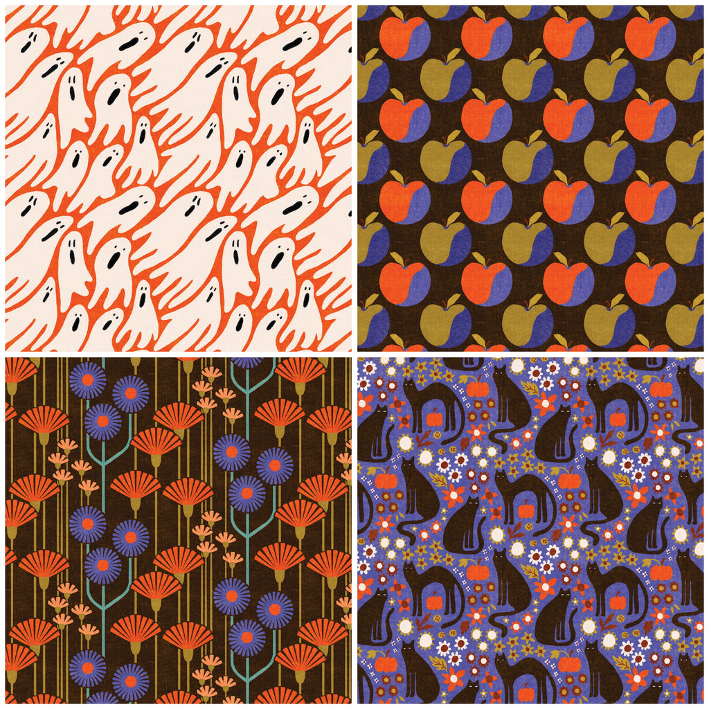 Cloud 9 - Sleepy Hollows - Morticia - Fat Quarter Bundle