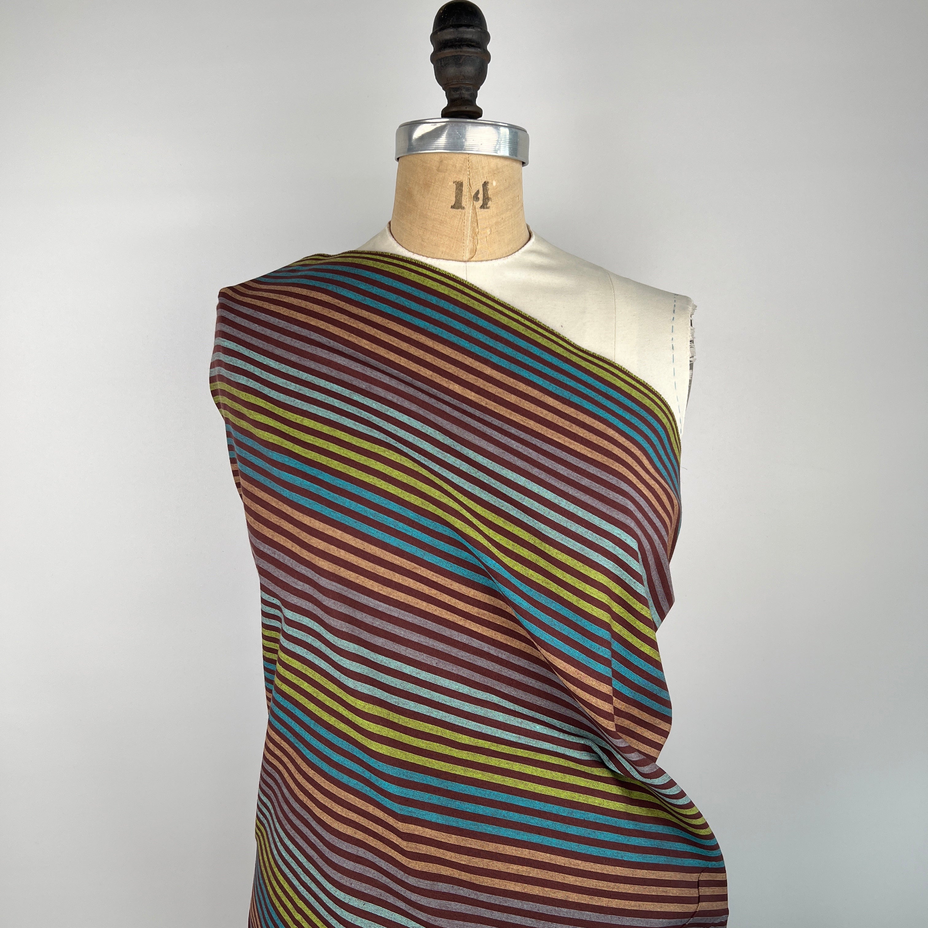 Diamond Textiles - Cabana Stripes - Lemongrass