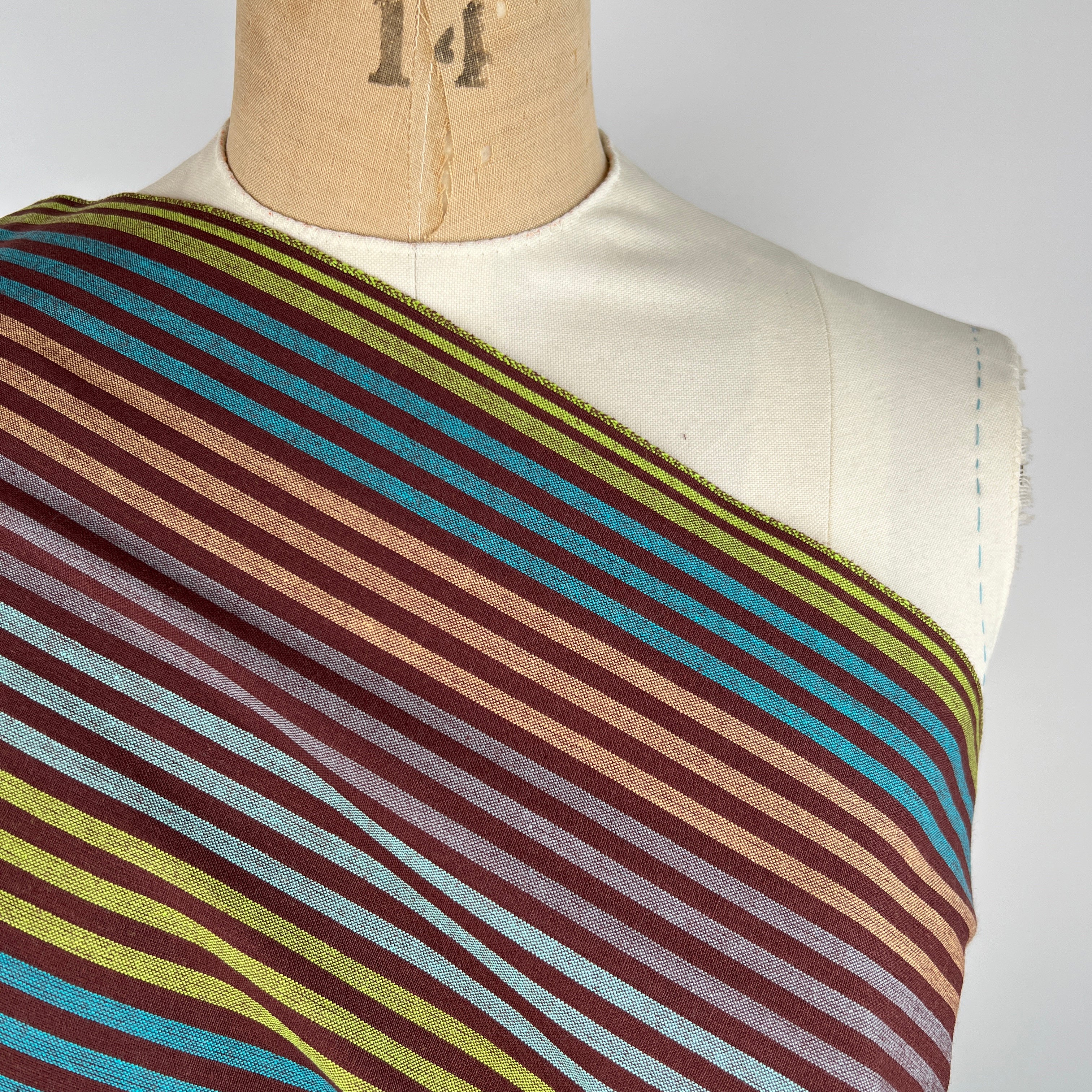 Diamond Textiles - Cabana Stripes - Lemongrass