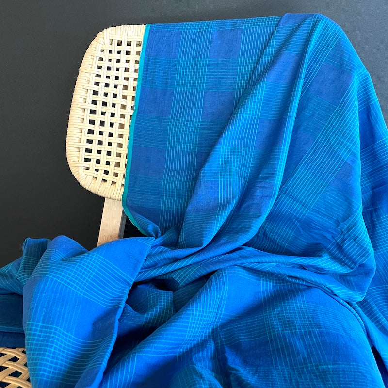Khadi - Handwoven Cotton - Royal Check