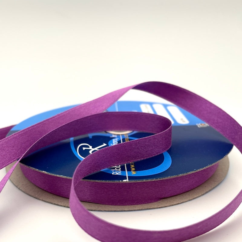Double Faced Silk Satin Ribbon - 9mm - Various Colors