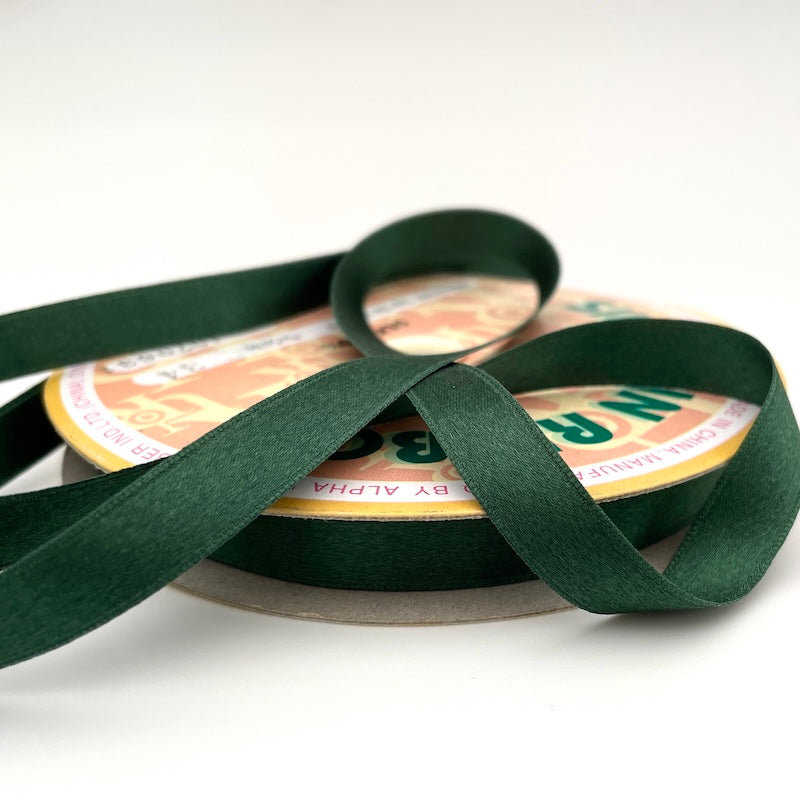 Double Faced Silk Satin Ribbon - 9mm - Various Colors