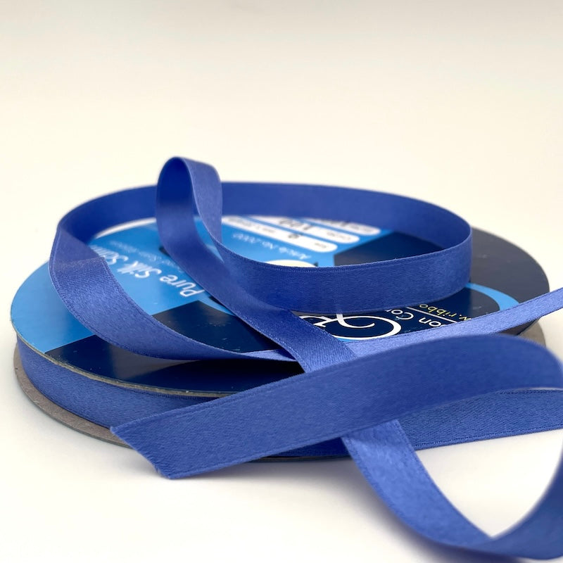 Double Faced Silk Satin Ribbon - 9mm - Various Colors