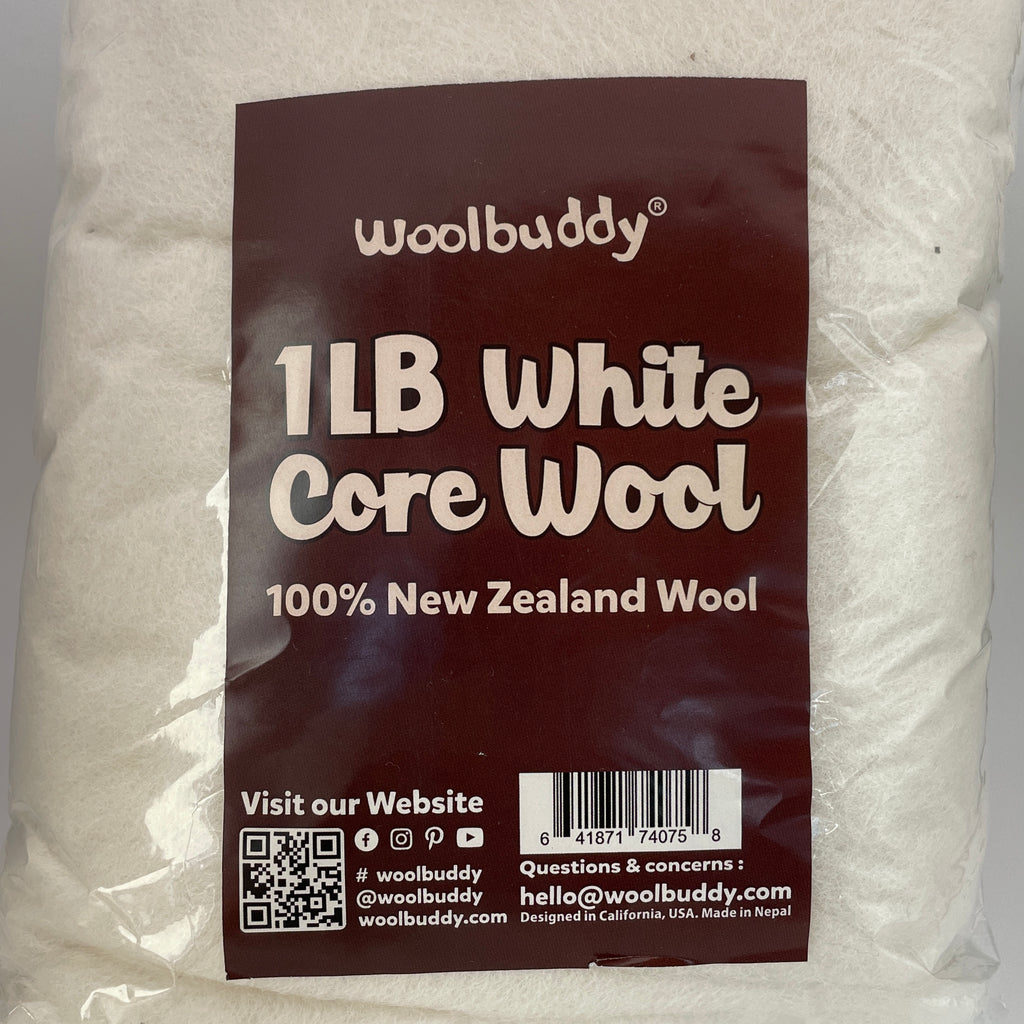 Woolbuddy - Organic Wool Stuffing/Roving - 1 lb