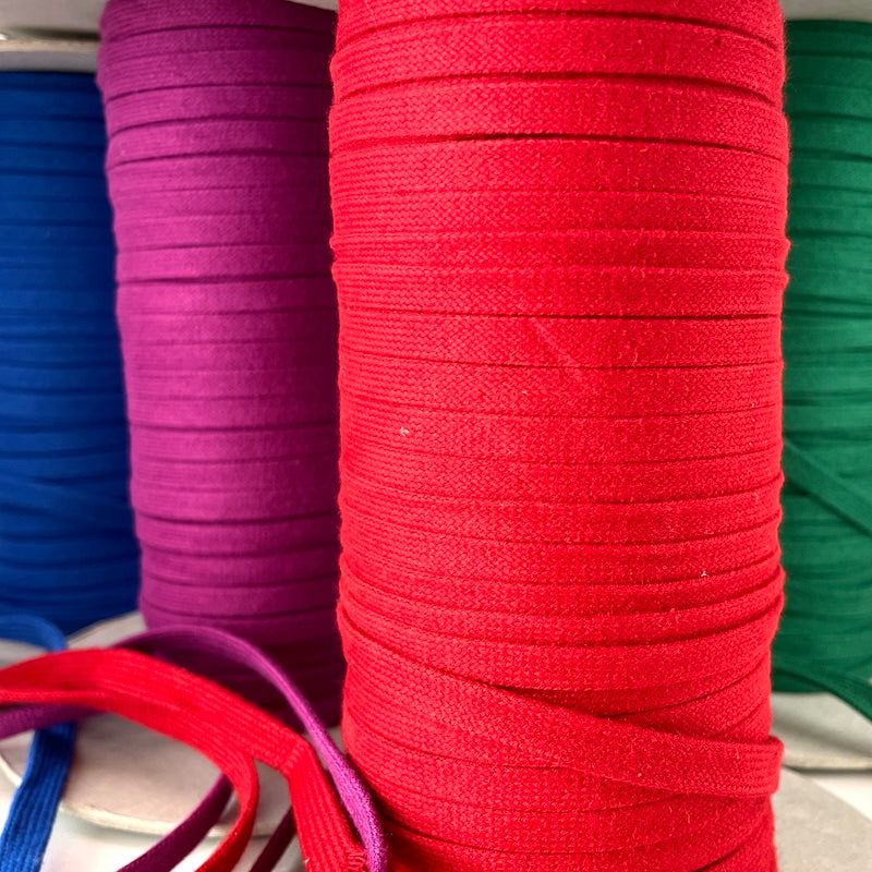 Flat Cording - 1/4" - Various Colors