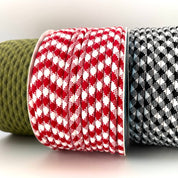 Gingham Cord - 5mm- Various Colors