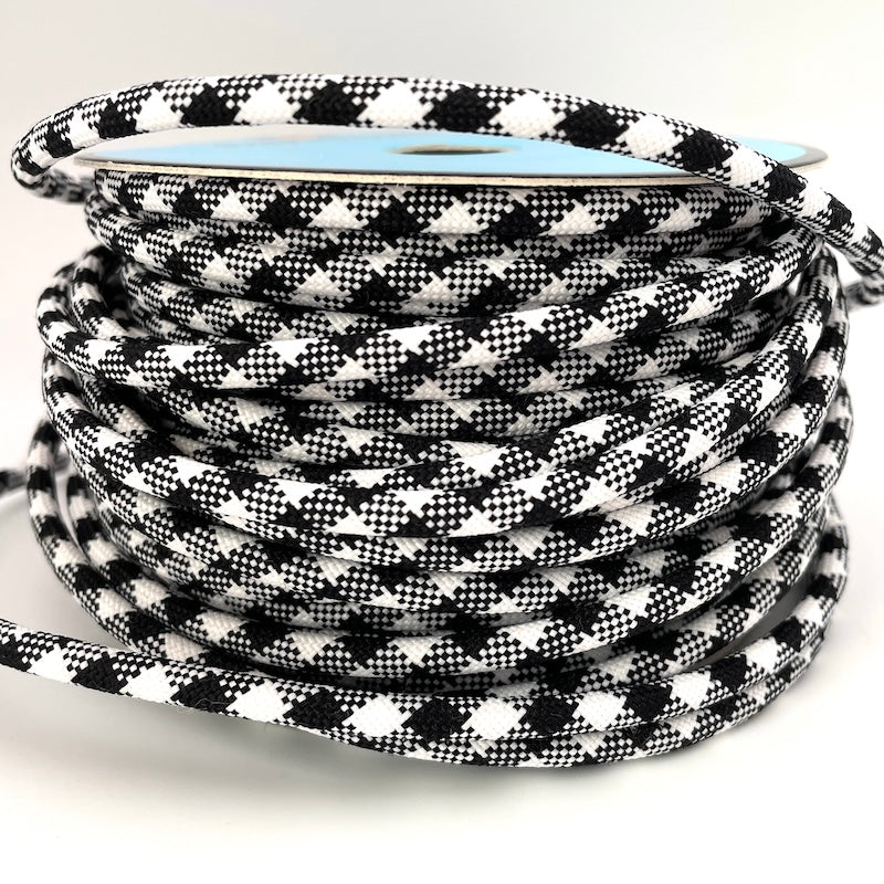 Gingham Cord - 5mm- Various Colors