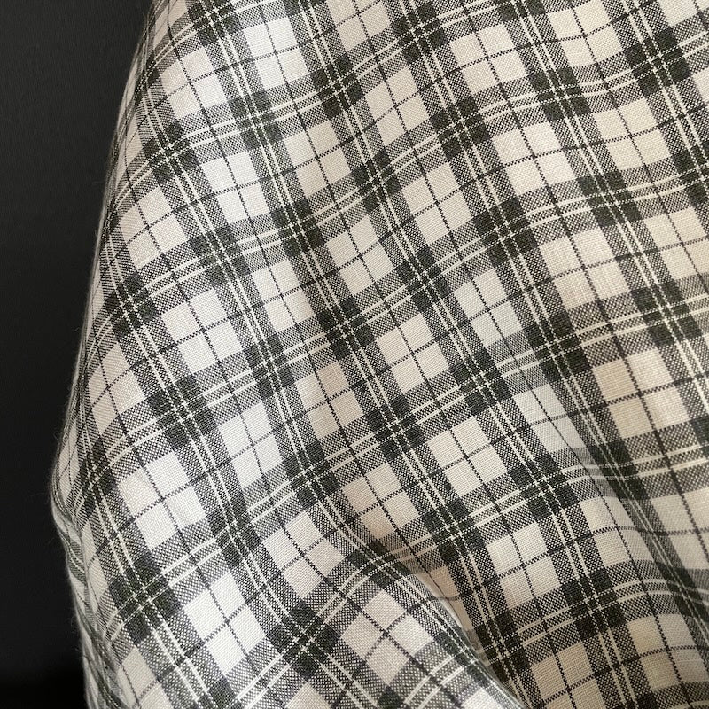 Irish Linen - Gurteen Plaid - Grey