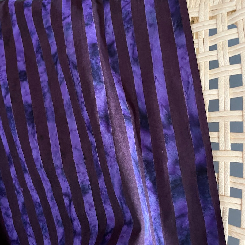 Riley Blake - Batik - Elementals - Get in Line - Plum Dressing