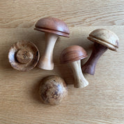 Hand-Turned Wooden Darning Mushrooms - Multiple Sizes