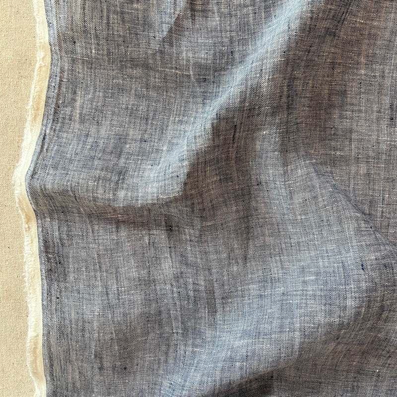 Deadstock - Laundered Linen - Indigo Chambray