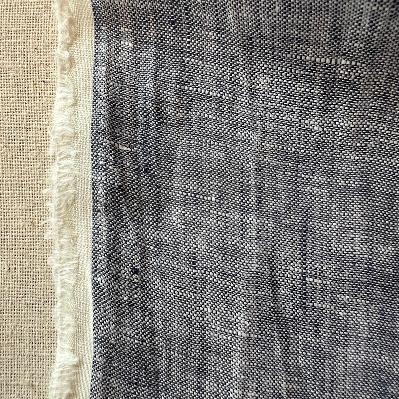 Deadstock - Laundered Linen - Indigo Chambray