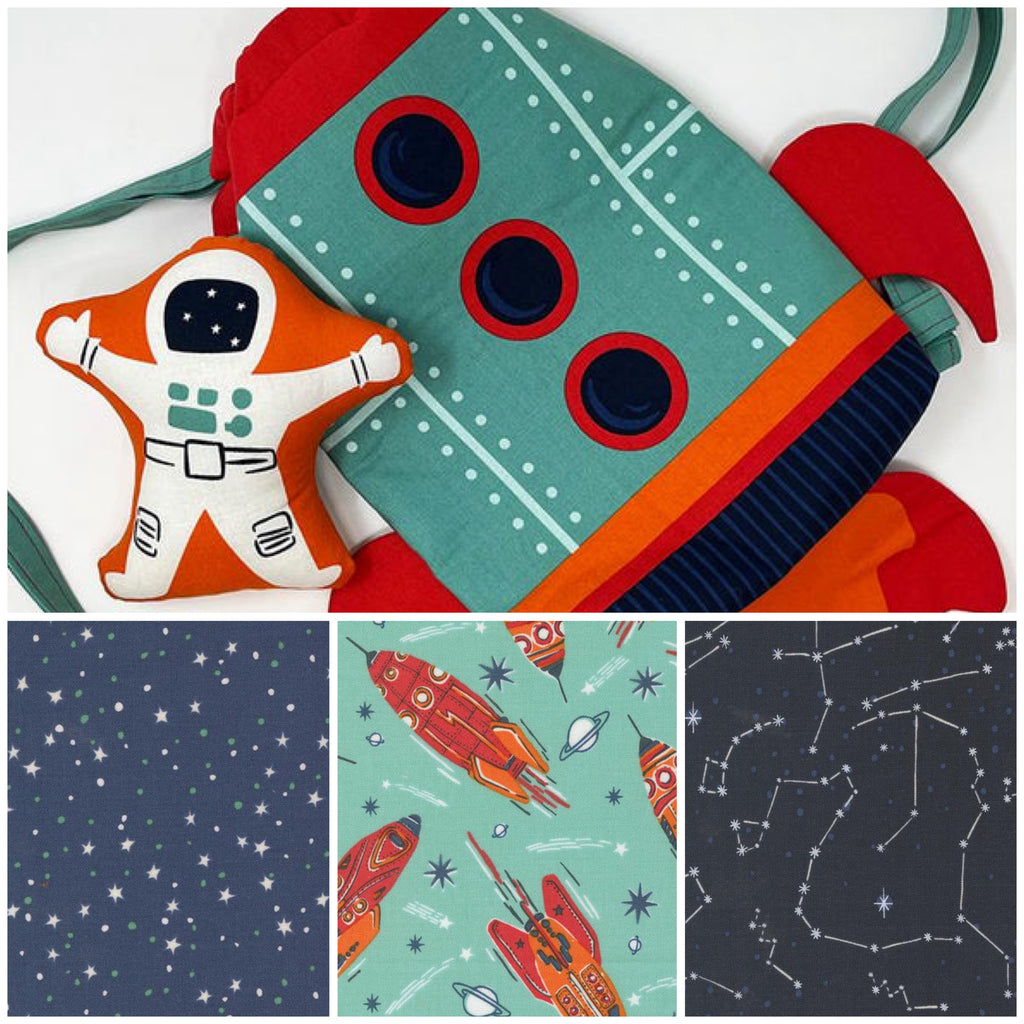 Pre-Cut Bundle - Moda - 321 Blast Off - Fat Quarters and Panel