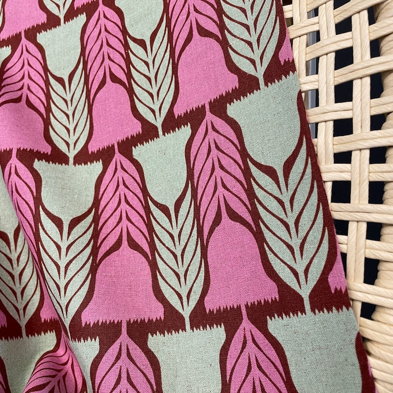 Anna Maria Textiles - Linen Cotton - Silhouette - Heritage - Brick