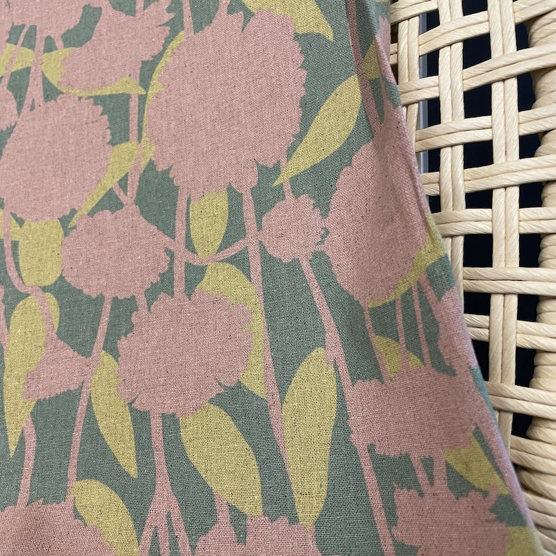 Anna Maria Textiles - Linen Cotton - Silhouette - Pompom - Chalk